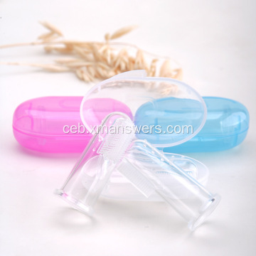 Luwas nga Non-Toxic Cleaning Tool Silicone Baby Toothbrush